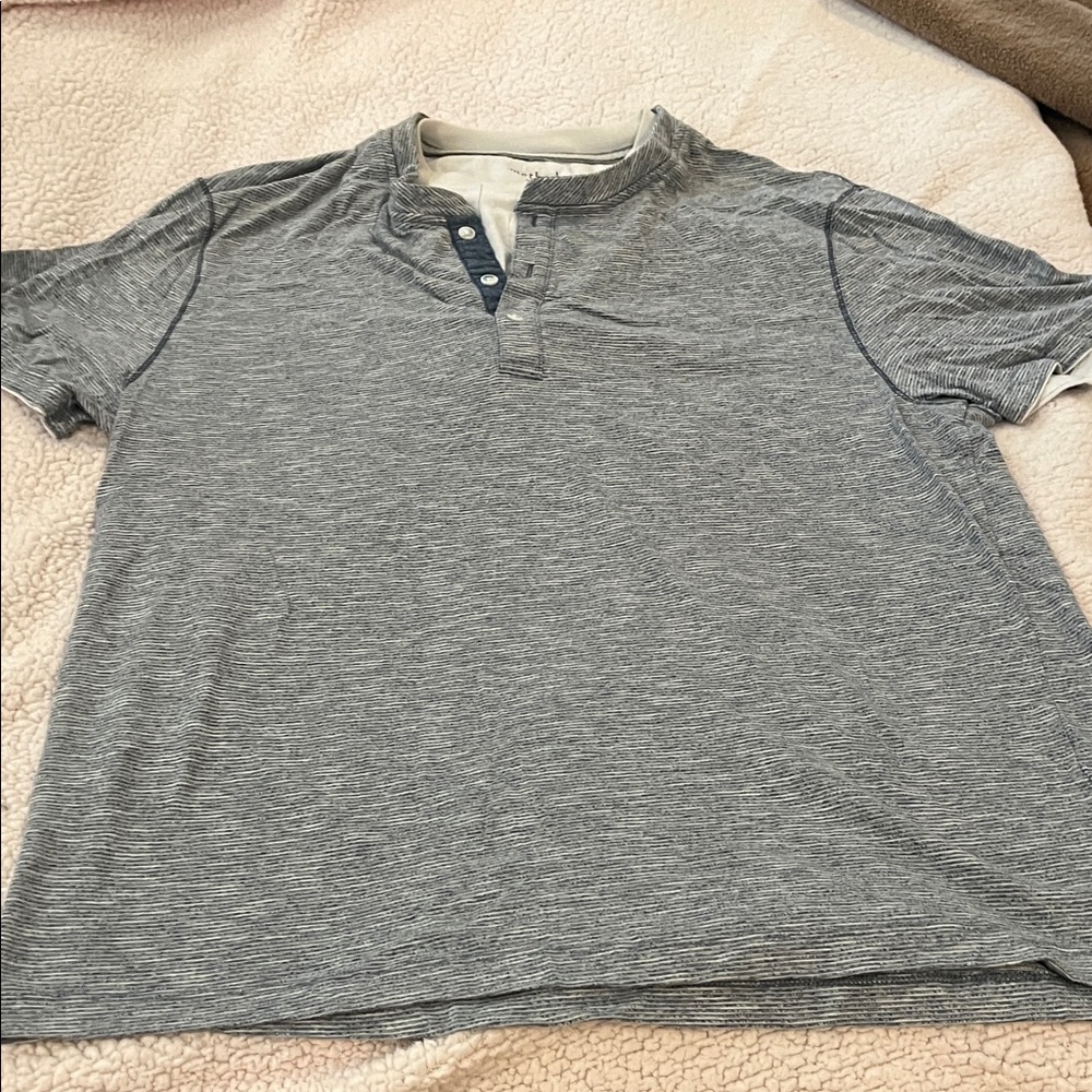 Gray Henley Shirt